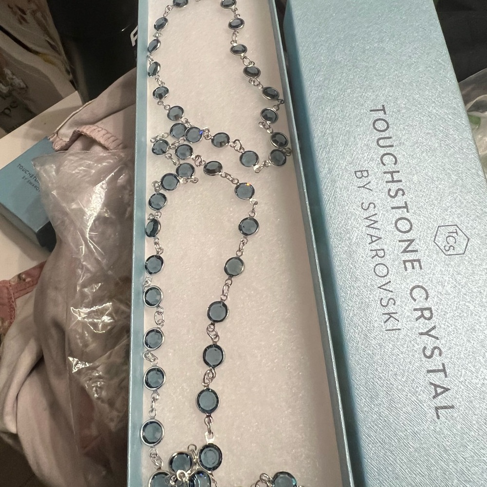 Touchstone crystal necklace